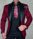 Aidase Mens Wedding Suits 2021 Italian Design Custom Made Black Smoking Tuxedo Jacket 3 Piece Groom Terno Suits For Men aidase-shop