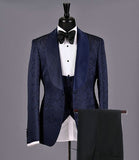 Aidase Mens Wedding Suits 2021 Italian Design Custom Made Black Smoking Tuxedo Jacket 3 Piece Groom Terno Suits For Men aidase-shop