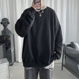 2021 Hoodies Sweatshirt Mens Black White Hip Hop Punk Pullover Streetwear Casual Fashion Clothes Mens Oversized Korean Harajuku aidase-shop