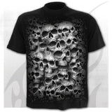 2020Men Women Children Skull T Shirts Fashion Summer Short Sleeve Ghost Rider Cool T-shirt 3D Print Tops Harajuku Streetwear Tee aidase-shop