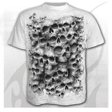 2020Men Women Children Skull T Shirts Fashion Summer Short Sleeve Ghost Rider Cool T-shirt 3D Print Tops Harajuku Streetwear Tee aidase-shop