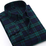 Plaid Shirt New Autumn Winter Flannel Red Checkered Shirt Men Shirts Long Sleeve Chemise Homme Cotton Male Check Shirts