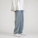 Men's Jeans Fashion Loose Straight New Casual Wide Leg Pants Cowboy Mans Streetwear Korean Hip Hop Trousers  Spring Summer jeans aidase-shop
