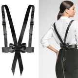 Women Sexy Harajuku O-Ring Garters faux Leather Women Body Bondage Cage Sculpting Harness Waist Belt Straps Suspenders Punk Belt aidase-shop