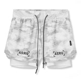 ASRV Men's New Double Deck Running Sport Shorts Gym Fitness Workout Bermuda Bodybuilding Quick Dry Short Pants Male Clothing 5XL aidase-shop
