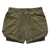 ASRV Men's New Double Deck Running Sport Shorts Gym Fitness Workout Bermuda Bodybuilding Quick Dry Short Pants Male Clothing 5XL aidase-shop