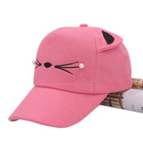 Aidase Spring Fashion Brand Street Adjustable Lovely Embroidery Hat Cat Ears Snapback Cap Boy Girl Pearl Baseball Cap aidase-shop