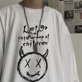 Aidase Men Long Sleeve T-shirts Autumn Print Gothic Vintage Ulzzang Cozy High Street Streetwear 5XL Baggy Korean Trendy Harajuku BF New aidase-shop