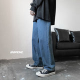 Aidase Men Jeans Autumn Male Trousers Cozy Breathable Retro Loose All-match Korean Trendy Streetwear Students Ulzzang Chic Wide Leg 3XL aidase-shop