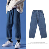 Privathinker Men Streetwear Blue Jeans 2020 Women Black Jeans Korean Fashions Harem Pants Male Denim Pants OverSize aidase-shop