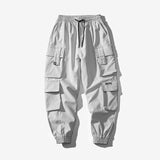 2021 Oversized Men Cargo Pants Streetwear Black Mens Jogging Sweatpants Casual Elastic Waist Harem Pants Male Large Size 5XL aidase-shop
