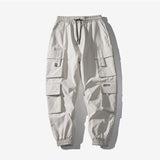 2021 Oversized Men Cargo Pants Streetwear Black Mens Jogging Sweatpants Casual Elastic Waist Harem Pants Male Large Size 5XL aidase-shop