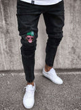 Long Pencil Pant Ripped Slim Blue Denim Spring Hole 2021 Fashion Thin Skinny Streetwear Jean for Men Boy Hiphop Trousers Clothes aidase-shop