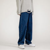 Men's Jeans Fashion Loose Straight New Casual Wide Leg Pants Cowboy Mans Streetwear Korean Hip Hop Trousers  Spring Summer jeans aidase-shop