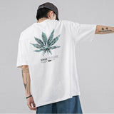 Summer Print T-shirt Men Half Sleeve Tee Shirt Fashion Brand Fashion Streetwear Loose Japan Style Oversize Top Men 2020 aidase-shop