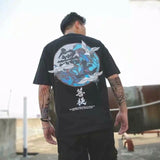 2021 Hip Hop T Shirt Men Snake Ghost T-shirt Harajuku Streetwear Tshirt Short Sleeve Summer Tops Tee HipHop Back Printed S-5XL aidase-shop
