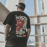 2021 Hip Hop T Shirt Men Snake Ghost T-shirt Harajuku Streetwear Tshirt Short Sleeve Summer Tops Tee HipHop Back Printed S-5XL aidase-shop