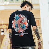 2021 Hip Hop T Shirt Men Snake Ghost T-shirt Harajuku Streetwear Tshirt Short Sleeve Summer Tops Tee HipHop Back Printed S-5XL aidase-shop