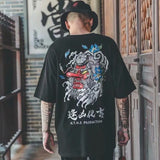 2021 Hip Hop T Shirt Men Snake Ghost T-shirt Harajuku Streetwear Tshirt Short Sleeve Summer Tops Tee HipHop Back Printed S-5XL aidase-shop