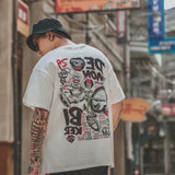 2021 Hip Hop T Shirt Men Snake Ghost T-shirt Harajuku Streetwear Tshirt Short Sleeve Summer Tops Tee HipHop Back Printed S-5XL aidase-shop