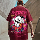 2021 Hip Hop T Shirt Men Snake Ghost T-shirt Harajuku Streetwear Tshirt Short Sleeve Summer Tops Tee HipHop Back Printed S-5XL aidase-shop
