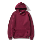 Tracksuit Men Fashion Hoodies Men Suits Solid Sets Men Sweatshirts+Sweatpants Spring Autumn Fleece Hooded Pullover 2 Pieces Set aidase-shop