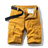 New Spring Men Cotton Cargo Shorts Clothing Summer Casual Breeches Bermuda Fashion Beach Pants Los Cortos Cargo Short Men aidase-shop