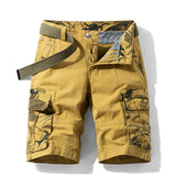 New Spring Men Cotton Cargo Shorts Clothing Summer Casual Breeches Bermuda Fashion Beach Pants Los Cortos Cargo Short Men aidase-shop