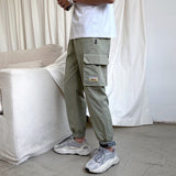 2021 Oversized Men Cargo Pants Streetwear Black Mens Jogging Sweatpants Casual Elastic Waist Harem Pants Male Large Size 5XL aidase-shop