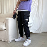 2021 Oversized Men Cargo Pants Streetwear Black Mens Jogging Sweatpants Casual Elastic Waist Harem Pants Male Large Size 5XL aidase-shop