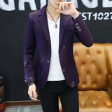 Men's Suits Korean Style Slim Men's Jackets, Youth Casual Singles, Western England Hair Stylist, Spring and Autumn Small Suits aidase-shop