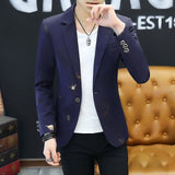 Men's Suits Korean Style Slim Men's Jackets, Youth Casual Singles, Western England Hair Stylist, Spring and Autumn Small Suits aidase-shop