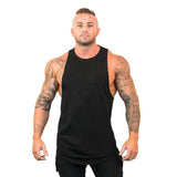 Skull Captain Gym Cotton Singlets Canotte Bodybuilding Stringer Tank Top Super man Fitness Shirt Muscle Guys Sleeveless Tanktop aidase-shop