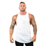 Skull Captain Gym Cotton Singlets Canotte Bodybuilding Stringer Tank Top Super man Fitness Shirt Muscle Guys Sleeveless Tanktop aidase-shop