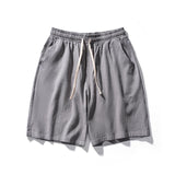 MrGB Cotton Line Shorts Men 2021 Summer Beach Casual Shorts Baggy Basic Pockets Shorts Men's Clothing aidase-shop