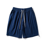 MrGB Cotton Line Shorts Men 2021 Summer Beach Casual Shorts Baggy Basic Pockets Shorts Men's Clothing aidase-shop