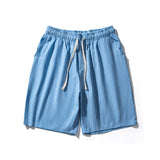MrGB Cotton Line Shorts Men 2021 Summer Beach Casual Shorts Baggy Basic Pockets Shorts Men's Clothing aidase-shop