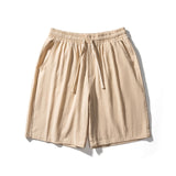 MrGB Cotton Line Shorts Men 2021 Summer Beach Casual Shorts Baggy Basic Pockets Shorts Men's Clothing aidase-shop