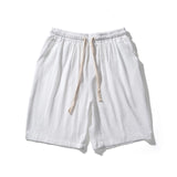 MrGB Cotton Line Shorts Men 2021 Summer Beach Casual Shorts Baggy Basic Pockets Shorts Men's Clothing aidase-shop