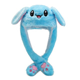 2021 New Rabbit Women's Hat Beanie Plush Can Moving Bunny Ears Hat with Shine Earflaps Movable Ears Hat for Women/Child/Girls aidase-shop