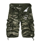 2021 Summer Men Shorts Fashion Plaid Beach Shorts Mens Casual Camouflage Shorts Military Short Pants Male Bermuda Cargo Overalls aidase-shop