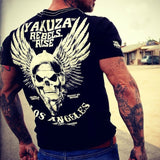 Men's short sleeve T-shirt, printed by bobber motor Motorrad, fashionable and comfortable, large, new in summer aidase-shop