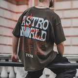 Men's short sleeve T-shirt, printed by bobber motor Motorrad, fashionable and comfortable, large, new in summer aidase-shop