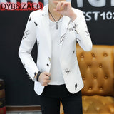 Men's Suits Korean Style Slim Men's Jackets, Youth Casual Singles, Western England Hair Stylist, Spring and Autumn Small Suits aidase-shop