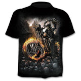 Aidase New Motorcycle Skull 3dT-Shirt Men Women Fashion Hip Hop T-Shirt Streetwear Pullover T Shirt Camisetas Hombre Tops Tees aidase-shop