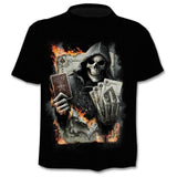 Aidase New Motorcycle Skull 3dT-Shirt Men Women Fashion Hip Hop T-Shirt Streetwear Pullover T Shirt Camisetas Hombre Tops Tees aidase-shop
