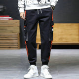 Ribbons Harem Joggers Men Cargo Pants Streetwear 2021 Hip Hop Casual Pockets Track Pants Male Harajuku Fashion Trousers aidase-shop
