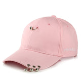 Aidase Spring Fashion Brand Street Adjustable Lovely Embroidery Hat Cat Ears Snapback Cap Boy Girl Pearl Baseball Cap aidase-shop