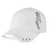 Aidase Spring Fashion Brand Street Adjustable Lovely Embroidery Hat Cat Ears Snapback Cap Boy Girl Pearl Baseball Cap aidase-shop