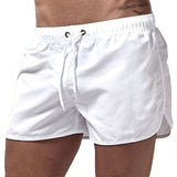 Solid Color Summer Quick-Drying Shorts Printed Shorts  Swim Beach Shorts Casual Fitness Shorts aidase-shop